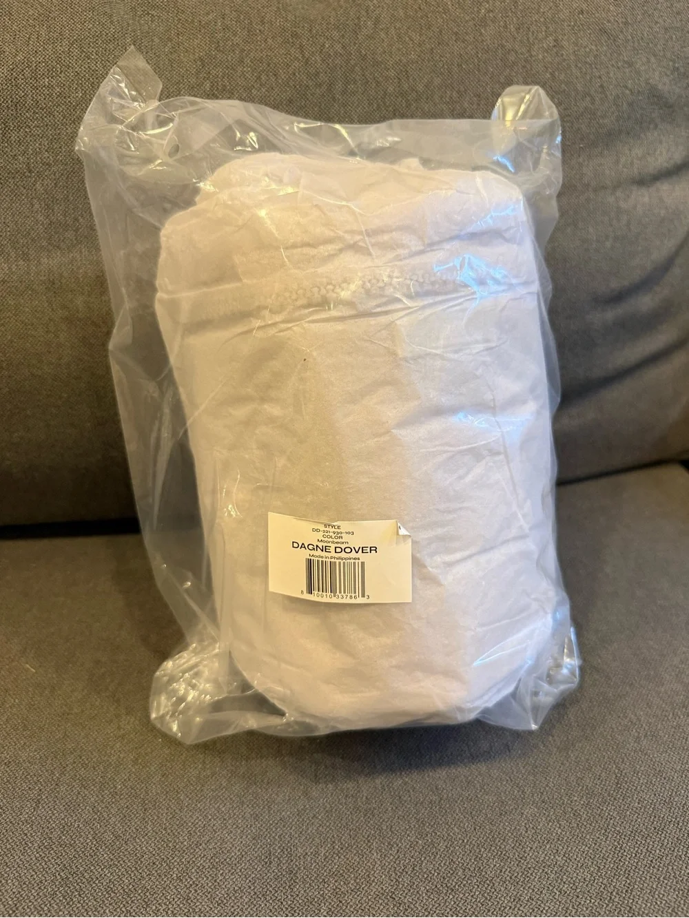 NWT Dagne Dover Large Mila Toiletry Organizer - Cream